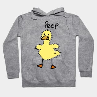 Peep Fuzzy Duckling Hoodie